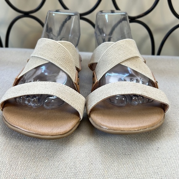 New! XOXO Baruch slide on flat strap sandals size 10 - Picture 2 of 12